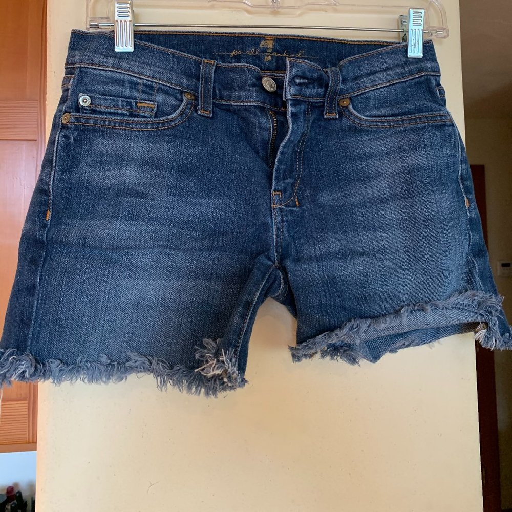 7 For all Mankind Cut-off Jean Shorts